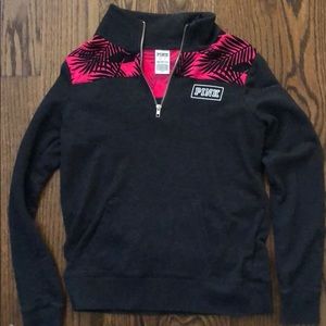 Pink Quarterzip Sweatshirt